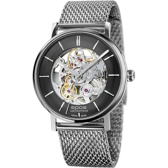 Pánské hodinky Epos 3437.135.20.15.30 Originale Retro Skeleton, Verze: černá2 
