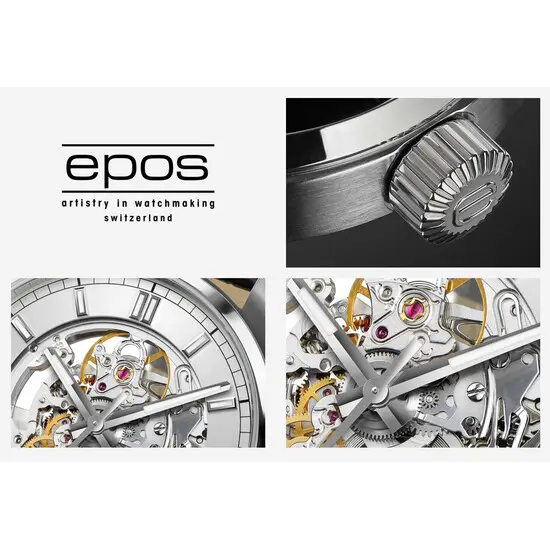 Pánské hodinky Epos Passion Skeleton 3501.135.20.18.30, Verze: stříbrná2 , 2 image