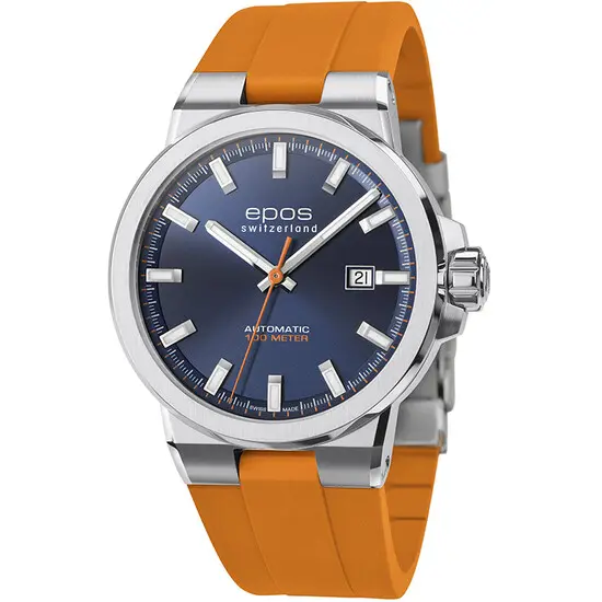 Pánské hodinky Epos Sportive 3442.132.20.16.52, Verze: modrá2 