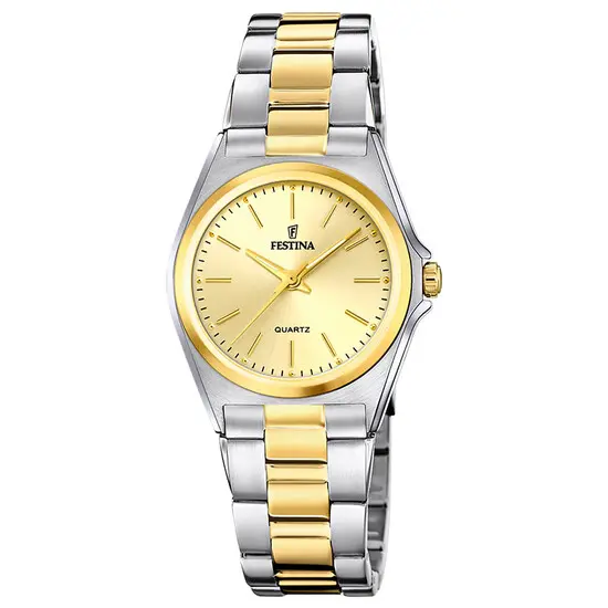 Dámské hodinky Festina Classic F20556/3, Verze: žluté zlato2 