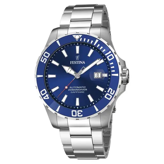Pánské hodinky Festina Automatic F20531/3, Verze: modrá2 