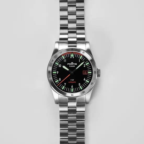 Pánské hodinky Fortis Flieger F-39 Automatic F4220005, Verze: černá2 , 18 image