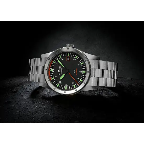 Pánské hodinky Fortis Flieger F-39 Automatic F4220005, Verze: černá2 , 7 image