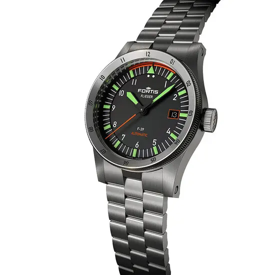 Pánské hodinky Fortis Flieger F-39 Automatic F4220005, Verze: černá2 , 10 image