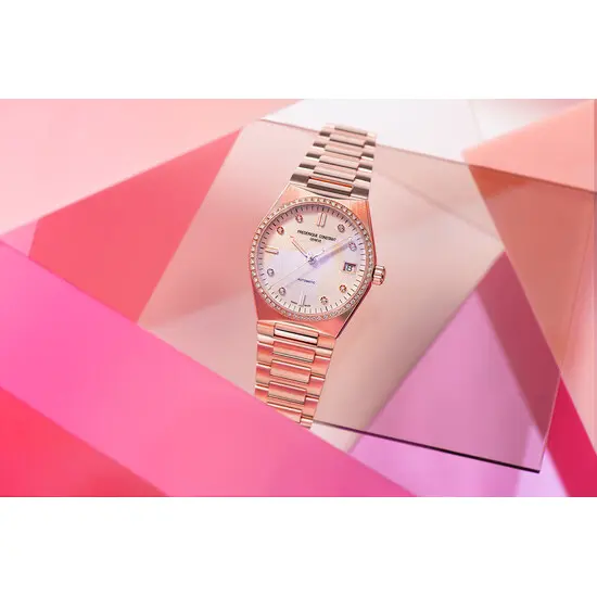 Dámské hodinky Frederique Constant Highlife Ladies Automatic FC-303VD2NHD4B, Verze: růžové zlato , 9 image