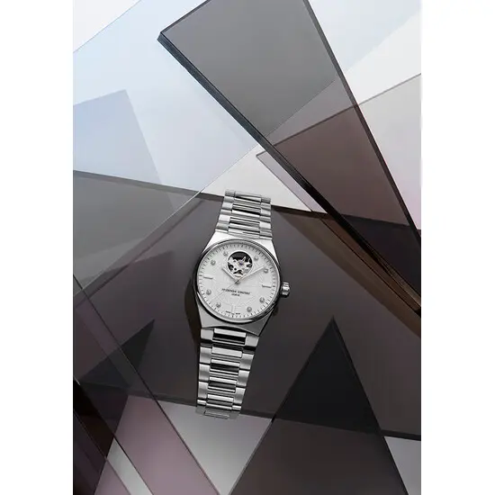 Dámské hodinky Frederique Constant Highlife Ladies Automatic Heart Beat FC-310SD2NH6B, Verze: stříbrná , 5 image