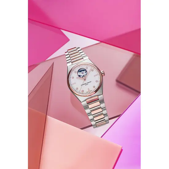 Dámské hodinky Frederique Constant Highlife Ladies Automatic Heart Beat FC-310VD2NH2B, Verze: růžové zlato , 9 image