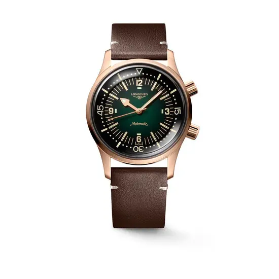 Pánské hodinky Longines Legend Diver Watch Bronze L3.774.1.50.2, Verze: zelená , 3 image