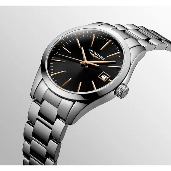 Dámské hodinky Longines Conquest Classic L2.386.4.52.6, Verze: černá , 4 image