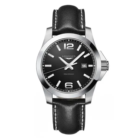 Pánské hodinky Longines Conquest L3.760.4.56.3, Verze: černá 