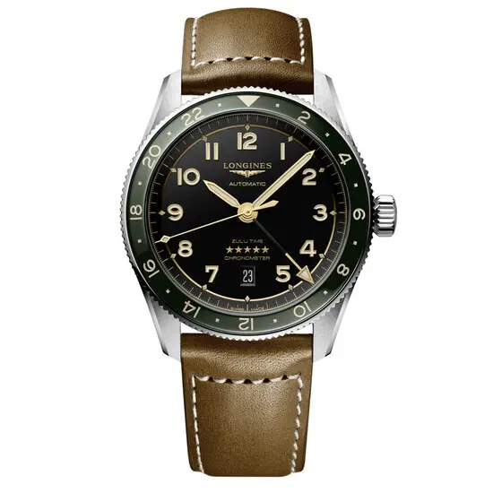 Pánské hodinky Longines Spirit Zulu Time L3.812.4.63.2, Verze: šedá 