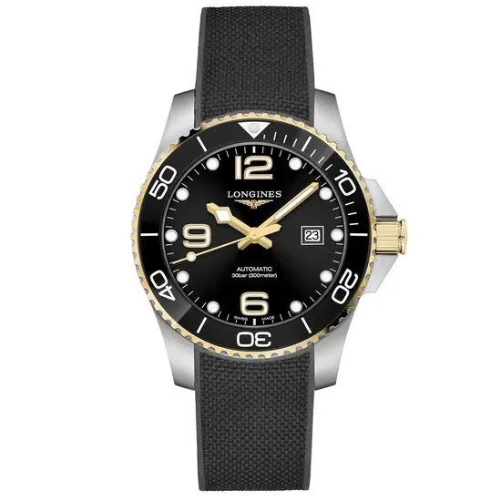 Pánské hodinky Longines HydroConquest Automatic L3.782.3.56.9, Verze: černá 