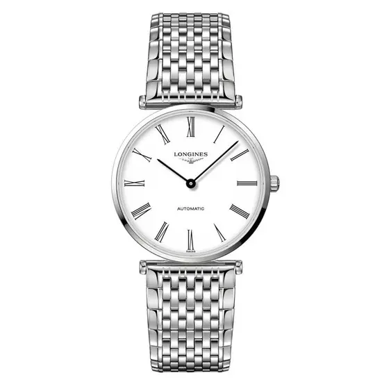 Pánské hodinky Longines La Grande Classique Automatic L4.908.4.11.6, Verze: bílá 