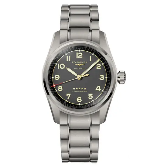 Pánské hodinky Longines Spirit L3.810.1.53.6, Verze: šedá 