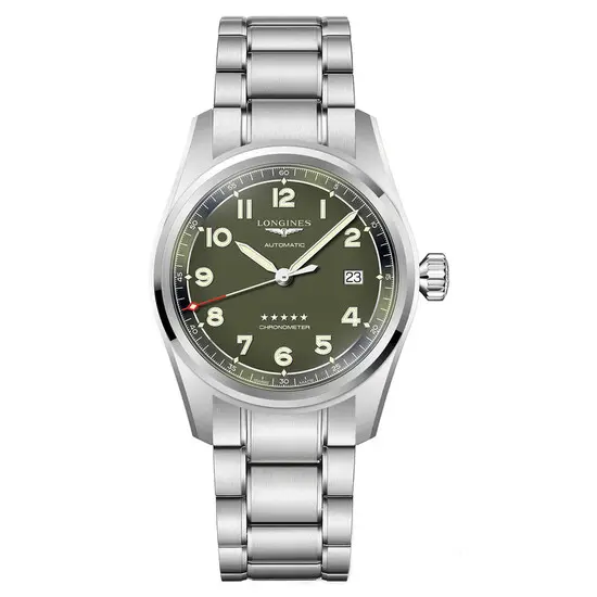 Pánské hodinky Longines Spirit L3.810.4.03.6, Verze: zelená 