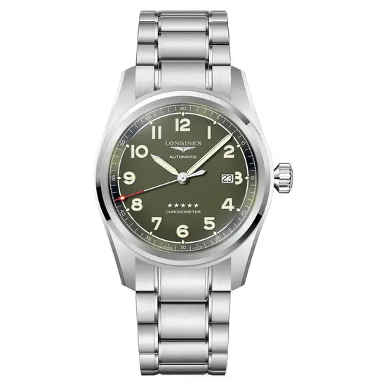 Pánské hodinky Longines Spirit L3.811.4.03.6, Verze: zelená 