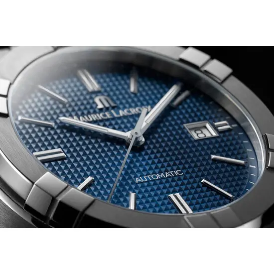 Pánské hodinky Maurice Lacroix Aikon Automatic 42 mm AI6008-SS001-430-1, Verze: modrá2 , 3 image