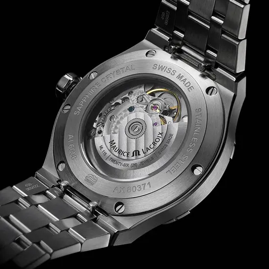 Pánské hodinky Maurice Lacroix Aikon Automatic 42 mm AI6008-SS000-630-5, Verze: zelená , 3 image