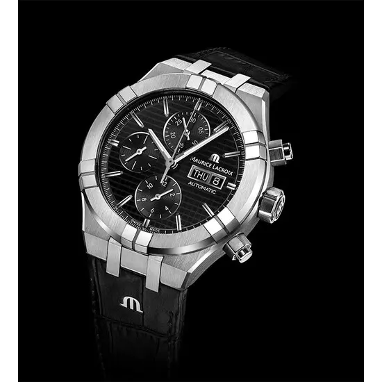 Pánské hodinky Maurice Lacroix Aikon Automatic Chronograph AI6038-SS001-330-1, Verze: černá2 , 2 image