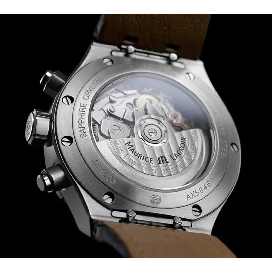 Pánské hodinky Maurice Lacroix Aikon Automatic Chronograph AI6038-SS001-330-1, Verze: černá2 , 4 image