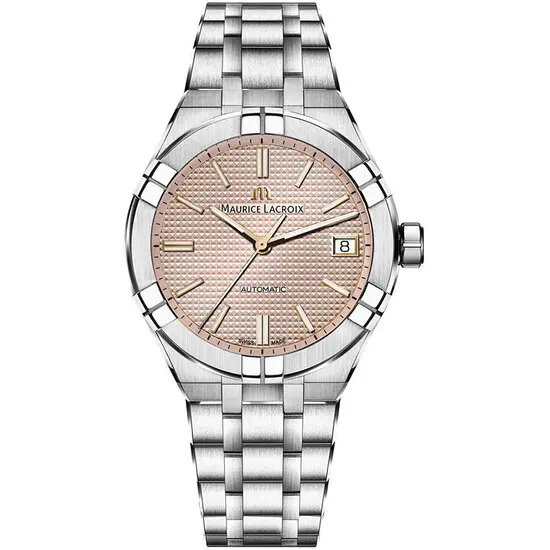 Pánské hodinky Maurice Lacroix Aikon Automatic 39 mm AI6007-SS002-731-1, Verze: růžové zlato 