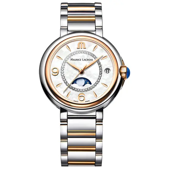 Dámské hodinky Maurice Lacroix Fiaba Moonphase FA1084-PVP13-150-1, Verze: růžové zlato 