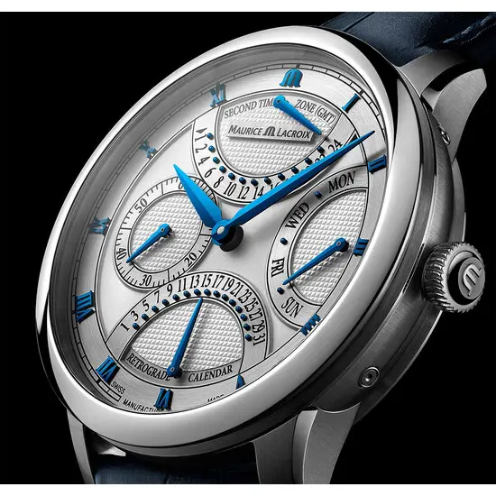 Pánské hodinky Maurice Lacroix Masterpiece Triple Retrograde MP6538-SS001-110-1, Verze: stříbrná , 4 image