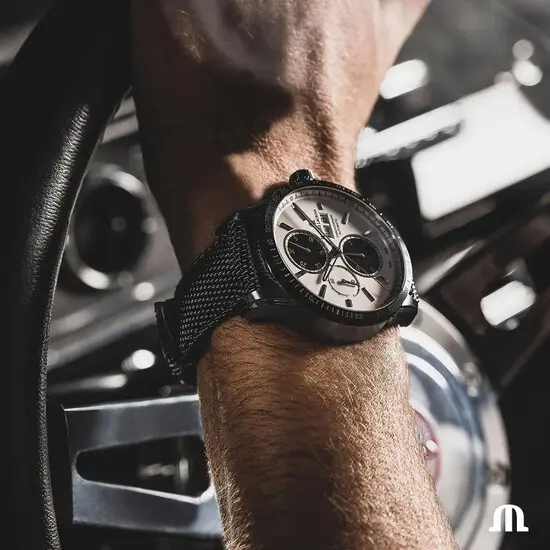 Pánské hodinky Maurice Lacroix Pontos S Chronograph PT6038-SSL24-130-2, Verze: šedá , 4 image