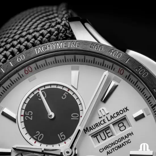 Pánské hodinky Maurice Lacroix Pontos S Chronograph PT6038-SSL24-130-2, Verze: šedá , 5 image