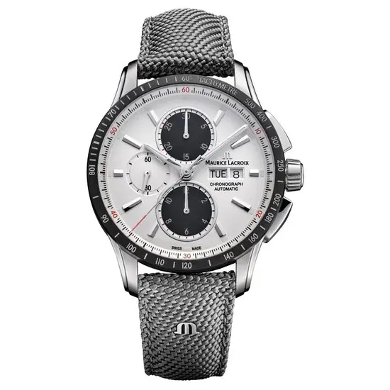 Pánské hodinky Maurice Lacroix Pontos S Chronograph PT6038-SSL24-130-2, Verze: šedá 