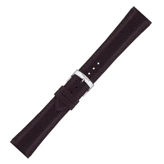 Řemínek Tissot T852.048.181, Verze: hnědá, Šířka řemínku: 21 mm, Šířka u spony: 18 mm 