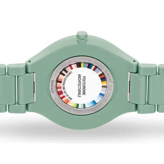 Hodinky Rado True Thinline Les Couleurs™ Le Corbusier R27096662, Verze: zelená , 3 image