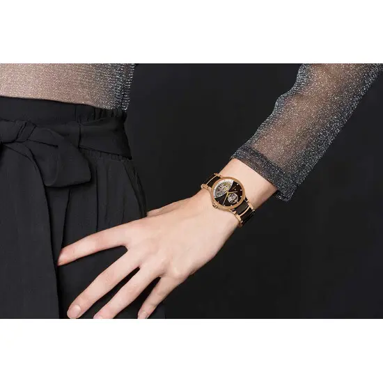 Dámské hodinky Rado Centrix Automatic Diamonds Open Heart R30248712, Verze: hnědá , 6 image