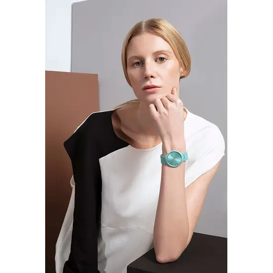 Hodinky Rado True Thinline Les Couleurs™ Le Corbusier R27096662, Verze: zelená , 15 image