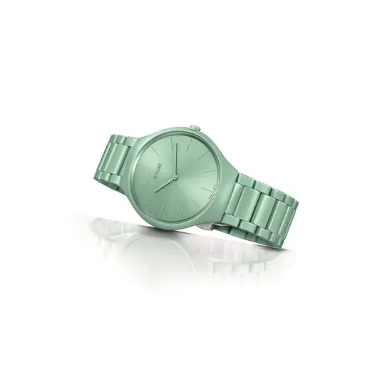 Hodinky Rado True Thinline Les Couleurs™ Le Corbusier R27096662, Verze: zelená , 8 image
