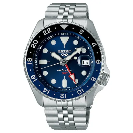 Pánské hodinky Seiko 5 Sports Blueberry GMT SKX Re-Interpretation SSK003K1, Verze: modrá 