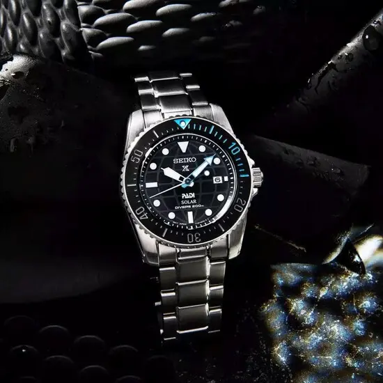 Pánské hodinky Seiko SNE575P1 Prospex PADI Compact Solar Scuba Diver, Verze: černá2 , 2 image