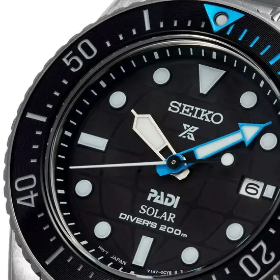 Pánské hodinky Seiko SNE575P1 Prospex PADI Compact Solar Scuba Diver, Verze: černá2 , 5 image