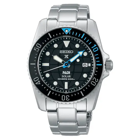 Pánské hodinky Seiko SNE575P1 Prospex PADI Compact Solar Scuba Diver, Verze: černá2 