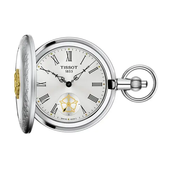 Hodinky Tissot Double Savonnette Mechanical T865.405.99.038.01, Verze: stříbrná2 
