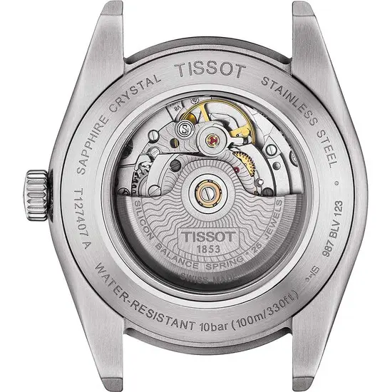 Pánské hodinky Tissot Gentleman Powermatic 80 Silicium T127.407.16.031.01, Verze: šedá , 3 image