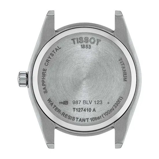 Pánské hodinky Tissot Gentleman Titanium T127.410.44.041.00, Verze: modrá , 2 image