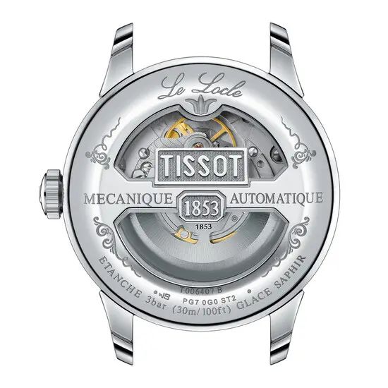 Pánské hodinky Tissot Le Locle Powermatic 80 Open Heart T006.407.11.033.02, Verze: stříbrná , 2 image