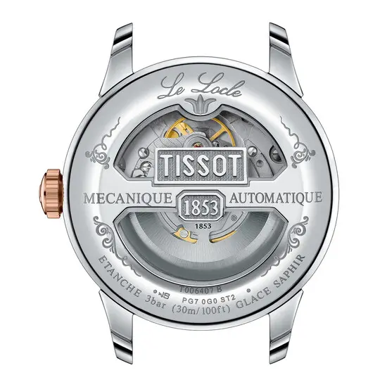 Pánské hodinky Tissot Le Locle Powermatic 80 Open Heart T006.407.22.033.02, Verze: růžové zlato , 2 image