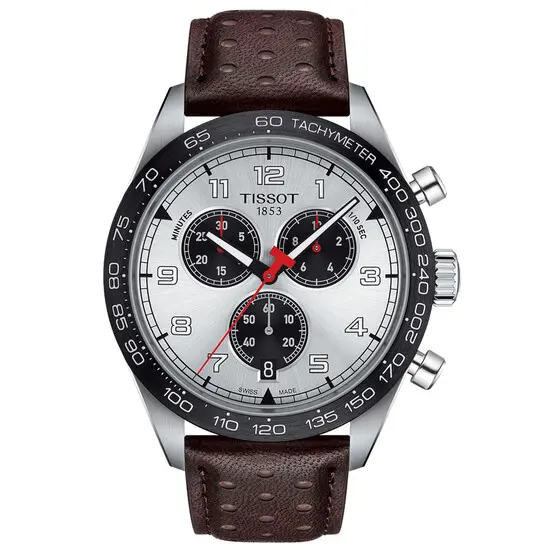 Pánské hodinky Tissot PRS 516 Chronograph T131.617.16.032.00, Verze: hnědá 