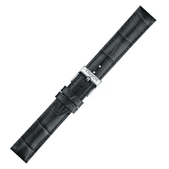 Řemínek Tissot T852.047.924, Verze: šedá, Šířka řemínku: 16 mm, Šířka u spony: 15 mm 