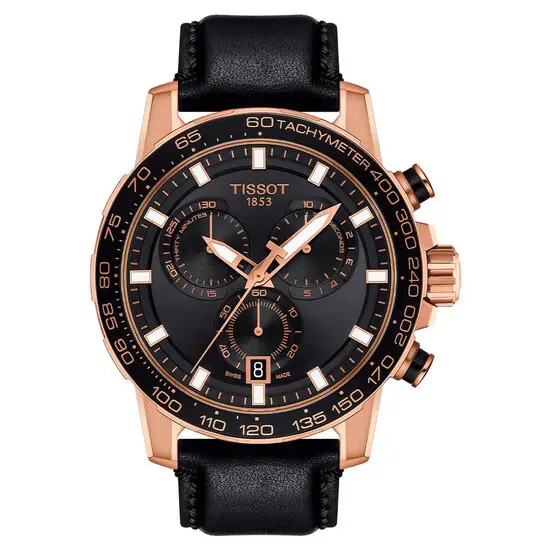 Pánské hodinky Tissot Supersport Chrono T125.617.36.051.00, Verze: růžové zlato 