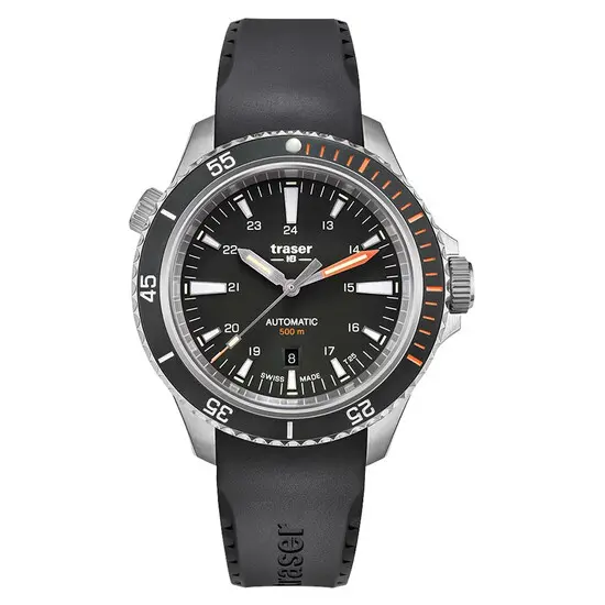 Pánské hodinky Traser P67 Diver Automatic Black T25 110322, Verze: černá 