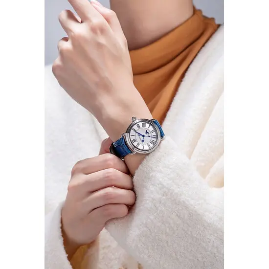 Dámské hodinky Aerowatch 1942 Elegance Moon Phase A 43960 AA03, Verze: modrá2 , 6 image