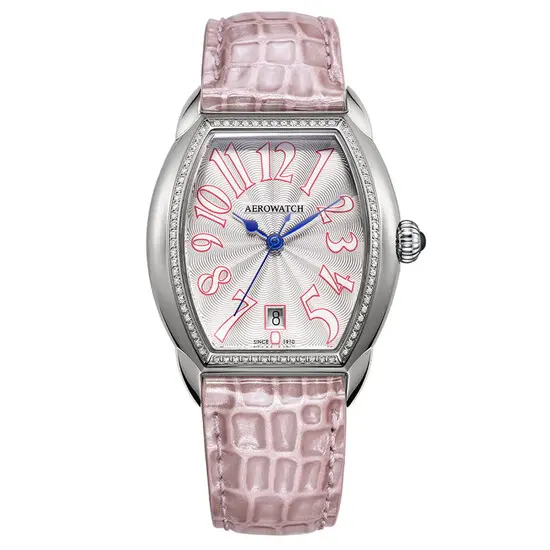 Dámské hodinky Aerowatch Streamline Diamonds Lady A 42958 AA07 DIA, Verze: růžová2 